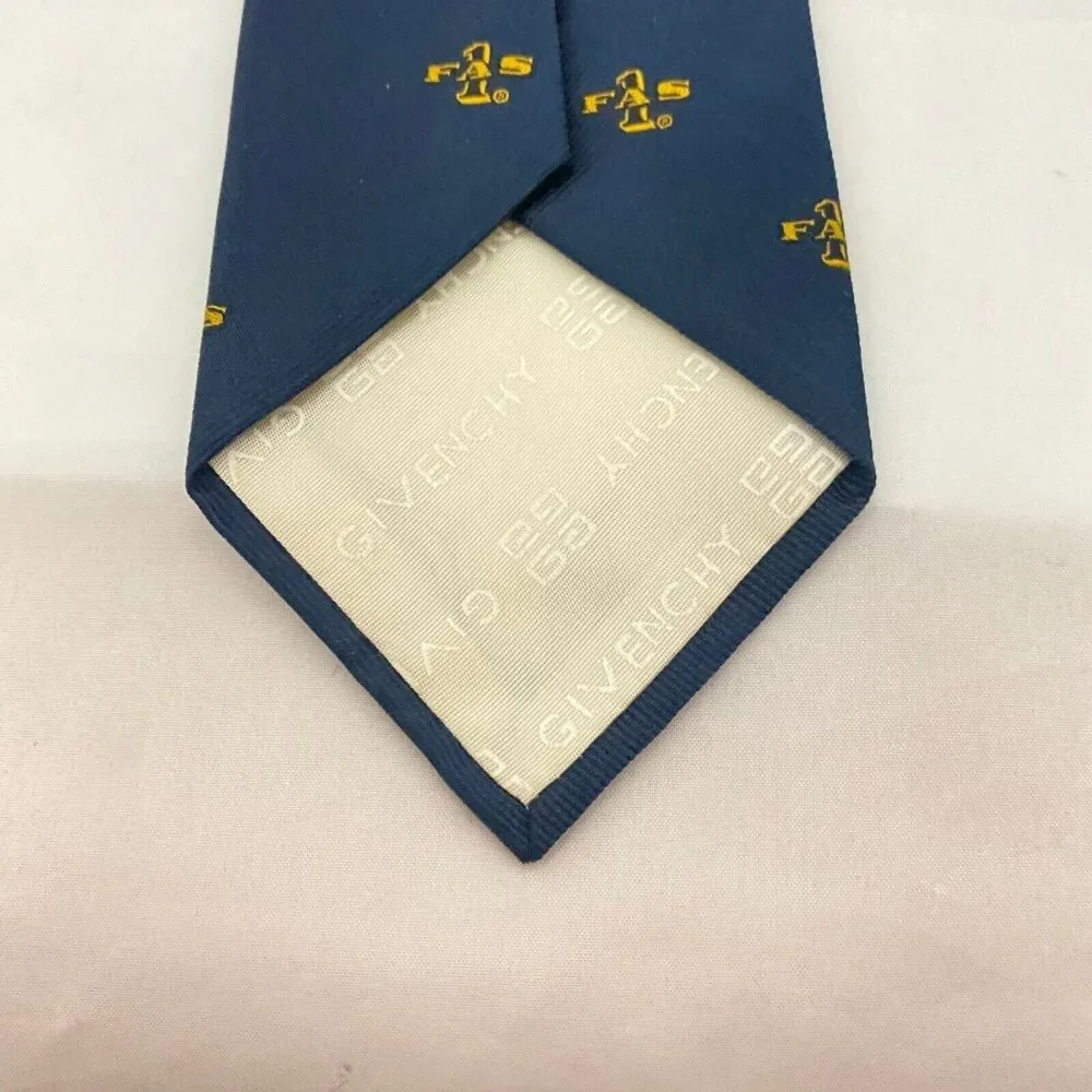 #5646 Givenchy Monsteur Navy Blue Fas 1 Men's Necktie, Tie 56X3.25